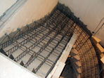 армирующий каркас необходим в бетонных лестницах