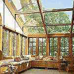Зимний сад со стеклянной крышей